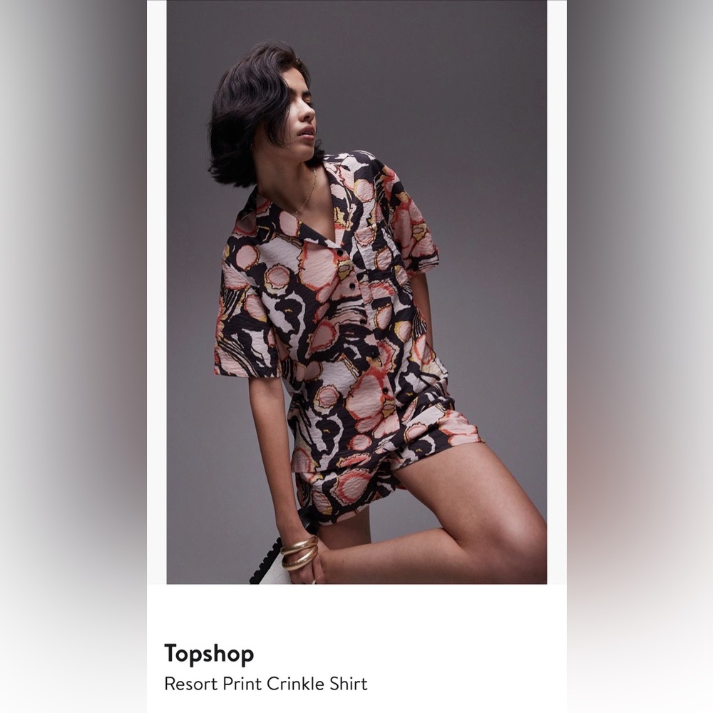 Topshop Set - Black, Coral, Cream